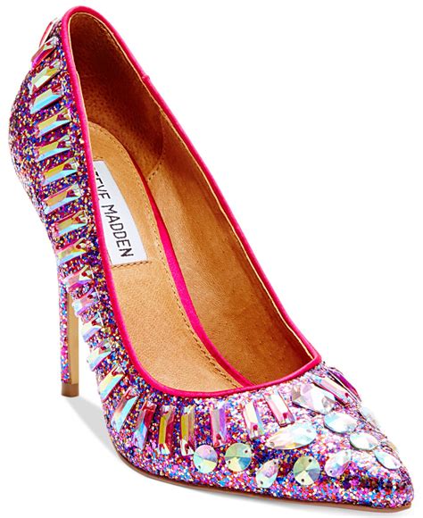 steve madden glitter high heels